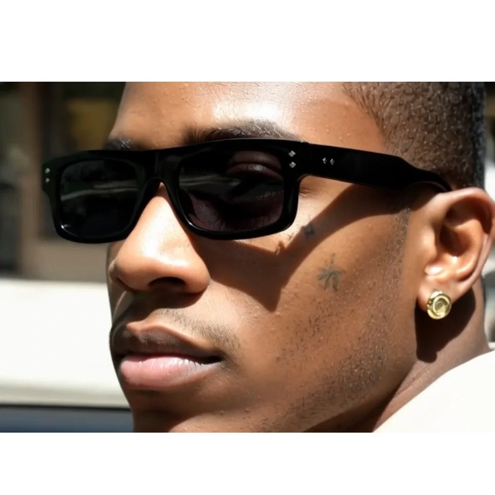 Men's Sunglasses Classic Gazelle Hip Hop Flat Top Cholo Swag Square Street Cholo
